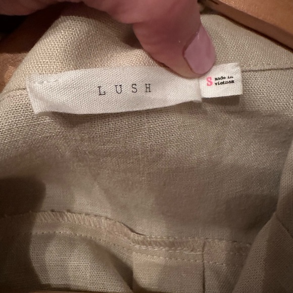 Lush linen jumpsuit size S - Picture 6 of 11